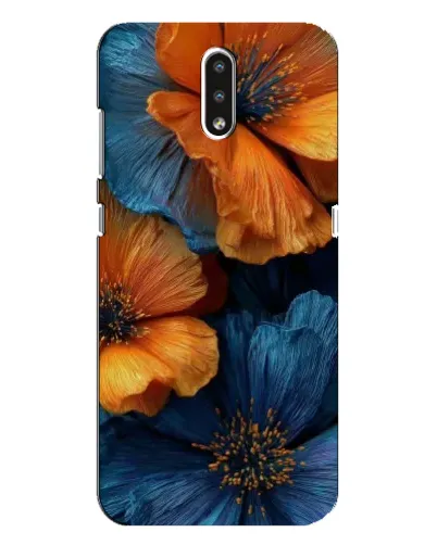 Чохол для Nokia 2.3 з картинкою «Яскрава синьо-помаранчева флора» Чохол для Nokia 2.3 з картинкою «Яскрава синьо-помаранчева флора»