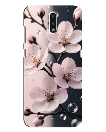 Чохол для Nokia 2.3 з картинкою «Ніжня сакура та краплі» Чохол для Nokia 2.3 з картинкою «Ніжня сакура та краплі»