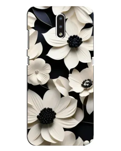Чехол для Nokia 2.3 с картинкой «Объемные белые цветы» Чехол для Nokia 2.3 с картинкой «Объемные белые цветы»