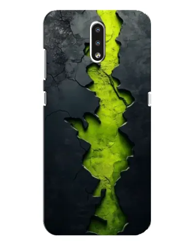 Чохол для Nokia 2.3 з картинкою «Салатовий розлом скелі»