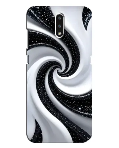 Чохол для Nokia 2.3 з картинкою «Чорно-біла спіраль»