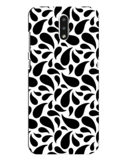 Чохол для Nokia 2.3 з картинкою «Контрастні чорні краплі»