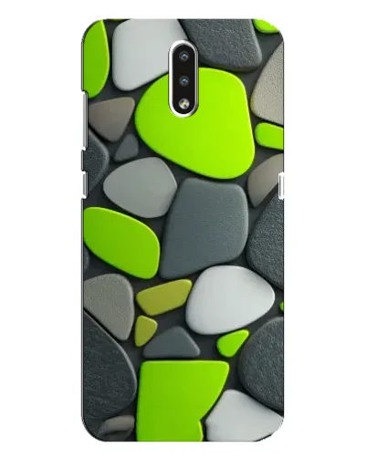 Чохол для Nokia 2.3 з картинкою «Яскрава неонова галька»