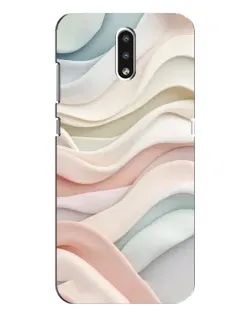 Чохол для Nokia 2.3 з картинкою «Пастельні ніжні хвилі»