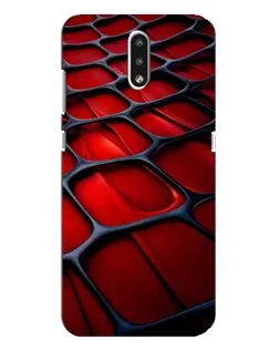 Чохол для Nokia 2.3 з картинкою «Червона глянцева сітка»