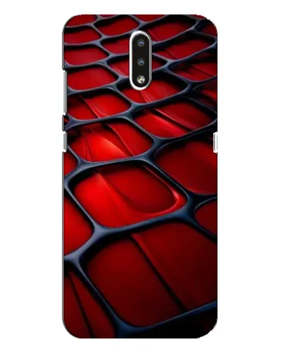 Чохол для Nokia 2.3 з картинкою «Червона глянцева сітка»