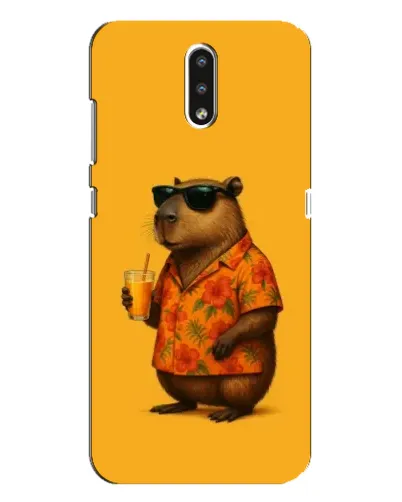 Чехол для Nokia 2.3 с картинкой «Капибара на отдыхе»