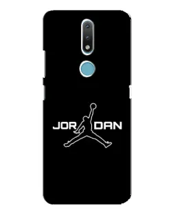 Чехол для Nokia 2.4 с картинкой «Nike Pink Swirl»