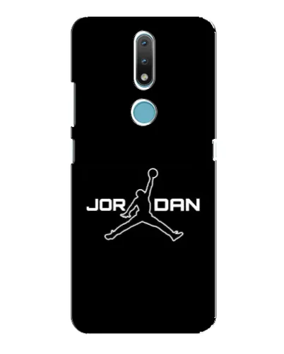 Чехол для Nokia 2.4 с картинкой «Nike Pink Swirl»