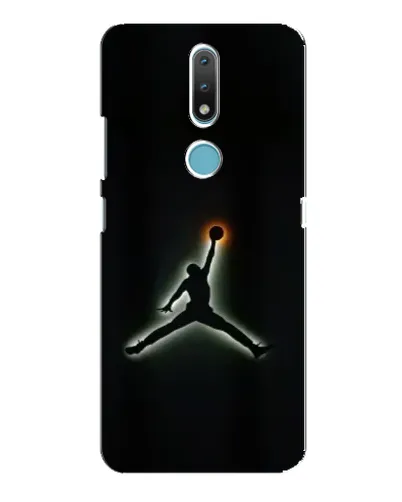 Чехол для Nokia 2.4 с картинкой «Jordan Gradient Logo»