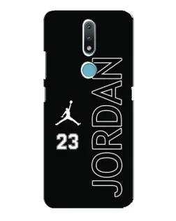Чехол для Nokia 2.4 с картинкой «Jordan Vertical»