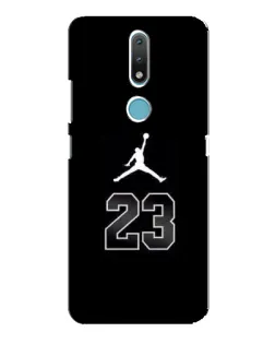 Чехол для Nokia 2.4 с картинкой «Jordan Flight 23»
