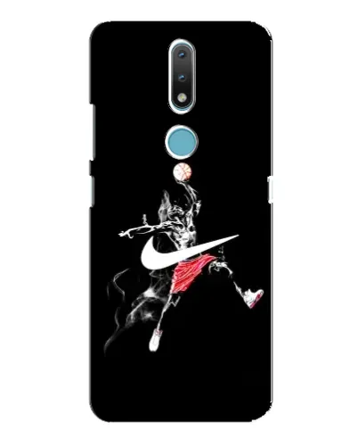 Чехол для Nokia 2.4 с картинкой «Jordan Jumpman»
