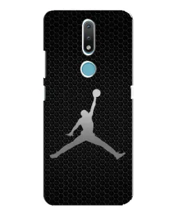 Чехол для Nokia 2.4 с картинкой «Jordan Dark Carbon»