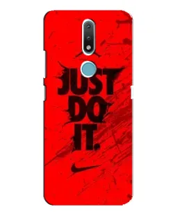 Чехол для Nokia 2.4 с картинкой «Nike Just Do It»