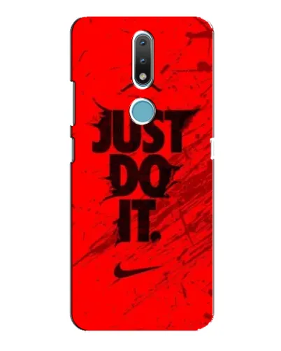 Чехол для Nokia 2.4 с картинкой «Nike Just Do It»