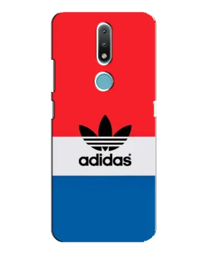 Чехол для Nokia 2.4 с картинкой «Ретро блоки Adidas»