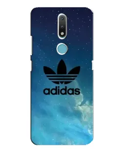 Чехол для Nokia 2.4 с картинкой «Adidas Stone Logo»