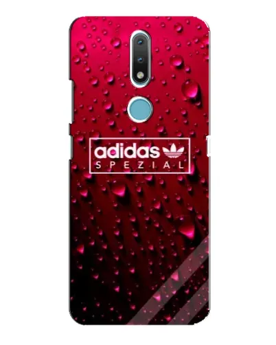 Чехол для Nokia 2.4 с картинкой «Adidas Gold Marble»