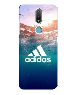 Чехол для Nokia 2.4 с картинкой «Океанская глубина адидас»