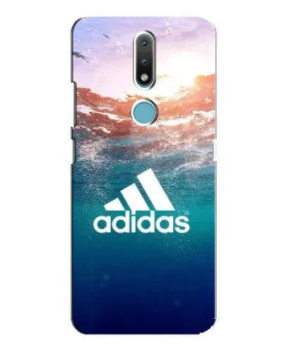 Чехол для Nokia 2.4 с картинкой «Океанская глубина адидас»