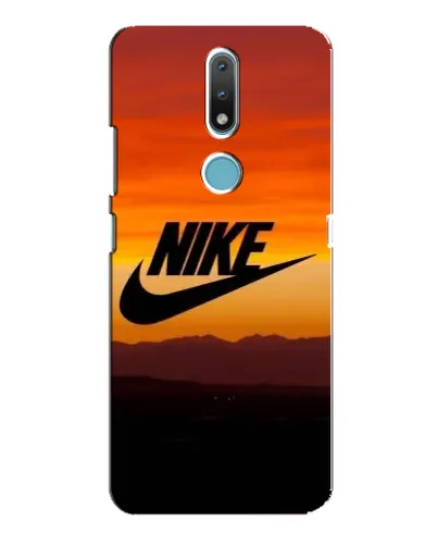 Чехол для Nokia 2.4 с картинкой «Nike — вечерний горизонт»