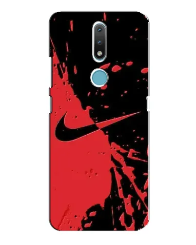 Чохол для Nokia 2.4 з картинкою «Червоні бризки Nike» Чохол для Nokia 2.4 з картинкою «Червоні бризки Nike»