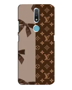 Чехол для Nokia 2.4 с картинкой «Louis Vuitton — банты»