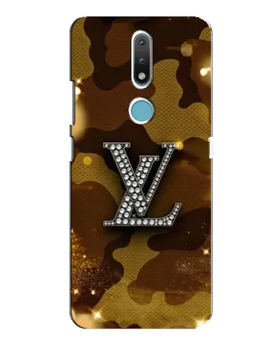 Чехол для Nokia 2.4 с картинкой «Камуфляжный Louis Vuitton»