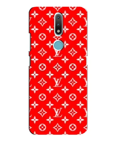 Чехол для Nokia 2.4 с картинкой «Яркий паттерн LV»