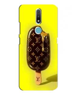 Чехол для Nokia 2.4 с картинкой «Мороженое от LV»