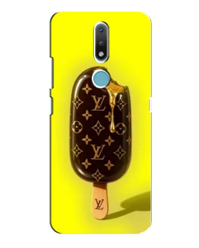 Чехол для Nokia 2.4 с картинкой «Мороженое от LV»