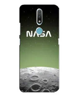 Чехол для Nokia 2.4 с картинкой «NASA — лунный градиент»