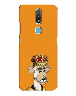 Чехол для Nokia 2.4 с картинкой «Золотая обезьяна Bored Ape»