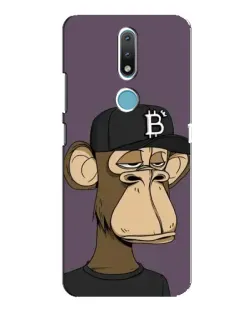 Чехол для Nokia 2.4 с картинкой «Bored Ape в кепке»