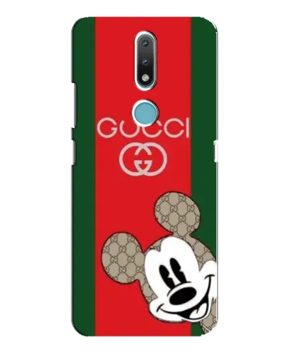 Чехол для Nokia 2.4 с картинкой «Gucci — полосы и Микки» Чехол для Nokia 2.4 с картинкой «Gucci — полосы и Микки»