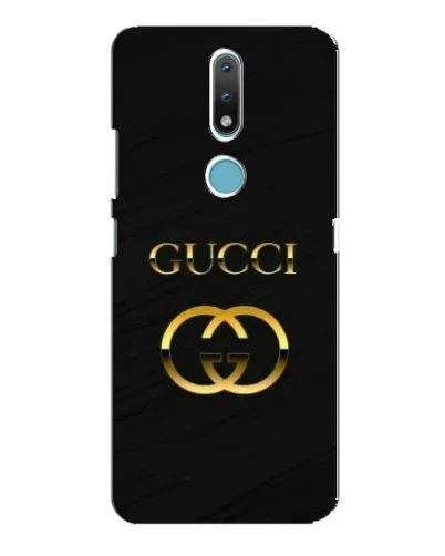 Чехол для Nokia 2.4 с картинкой «Золотой логотип Gucci» Чехол для Nokia 2.4 с картинкой «Золотой логотип Gucci»