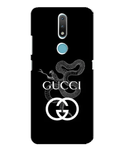Чехол для Nokia 2.4 с картинкой «Gucci — серебряная змея» Чехол для Nokia 2.4 с картинкой «Gucci — серебряная змея»