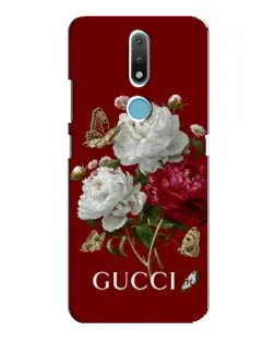 Чехол для Nokia 2.4 с картинкой «Gucci —  сад»