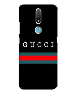 Чехол для Nokia 2.4 с картинкой «Gucci — красный пояс»