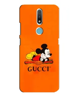 Чохол для Nokia 2.4 з картинкою «Міккі Маус Gucci — помаранч» Чохол для Nokia 2.4 з картинкою «Міккі Маус Gucci — помаранч»