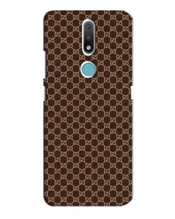 Чохол для Nokia 2.4 з картинкою «Gucci — шоколадна сітка» Чохол для Nokia 2.4 з картинкою «Gucci — шоколадна сітка»