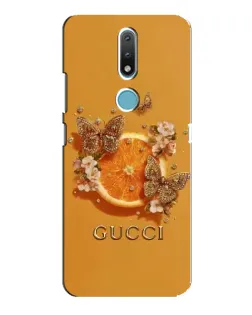 Чохол для Nokia 2.4 з картинкою «Gucci — золоті метелики» Чохол для Nokia 2.4 з картинкою «Gucci — золоті метелики»