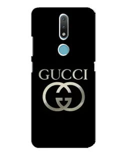Чохол для Nokia 2.4 з картинкою «Gucci — золото на чорному» Чохол для Nokia 2.4 з картинкою «Gucci — золото на чорному»