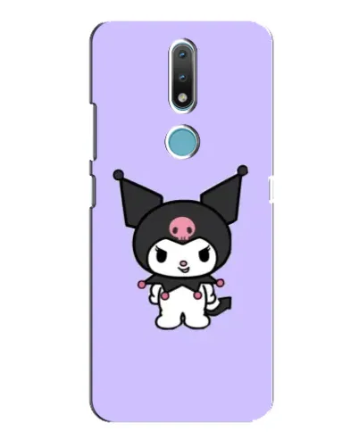 Чехол для Nokia 2.4 с картинкой «Kuromi — нежный фиолетовый»