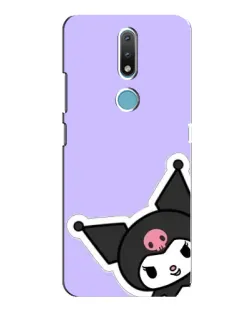 Чехол для Nokia 2.4 с картинкой «Забавная Kuromi»