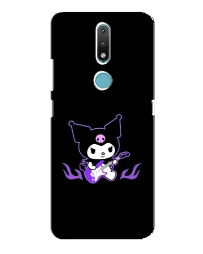 Чехол для Nokia 2.4 с картинкой «Электрическая Kuromi»