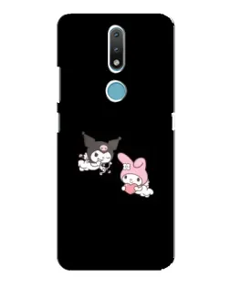 Чехол для Nokia 2.4 с картинкой «My Melody и Kuromi»