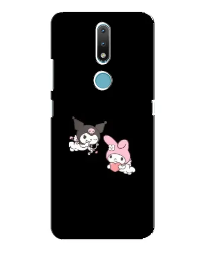 Чехол для Nokia 2.4 с картинкой «My Melody и Kuromi»