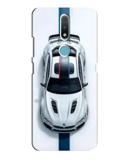 Чехол для Nokia 2.4 с картинкой «Вид сверху — BMW M»